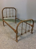 Antique Iron Salesman Sample Bed by Chicago Art Bed Co