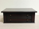 Decorative Wooden Glove Box w/Drawer