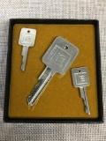 Vintage GM Key Tie Tack and Cuff Link Set