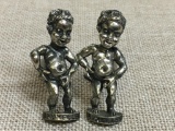 Pair of Bruxelle Little Boys Peeing Cuff Links