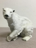 Royal Dux Porcelain Polar Bear Sculpture