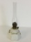 Vintage Milk Glass Oil Lamp