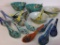 Group of Asian Style Rice and Soup Bowls w/Spoons