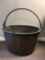 Antique 50 Gal Copper Cauldron w/Handle