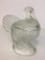 Vintage L E Smith Tom Turkey Glass Candy Dish