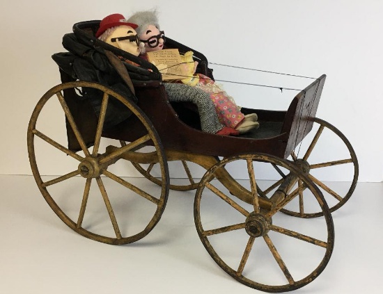 Vintage Wagon w/Stuart Inc "Retired" Dolls