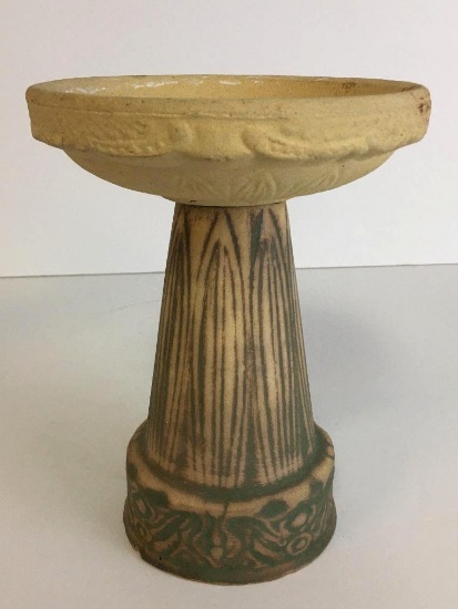 Old Stoneware Salesman Sample Bird Bath (Believed to be Roseville), you be the judge!