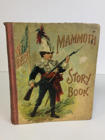 Antique "The Mammoth Story Book" 1899 McLoughlin Bros. New York