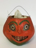 Vintage Paper Mache Pumpkin