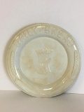 Ironstone Daily Bread Plate