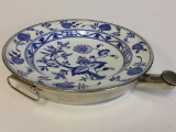 Meissen Blue Onion Food Warmer Plate