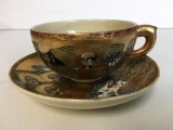 Satsuma Tea Cup and Saucer