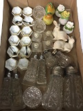 Lot of Misc Salts and Salt/Pepper Shakers