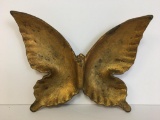 Cast Metal Butterfly Wall Art/Trinket Tray Made in Japan