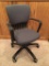 Used Rolling Computer Chair, Shows Some Wear from Use