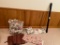 Large Textile Lot with Comforter, Sheets and Pillow, 6 Yards of Material on Roll, Tablecloth and