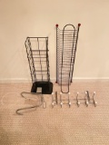 4 Metal Wire Racks and Hangers As Pictured
