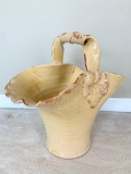 Handmade Pottery Basket by Wild Olive Co., Italy