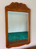 Ornate Wood Framed Mirror