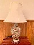 Floral Lamp w/Shade