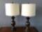 Pair of Contemporary Thin Metal Lamps