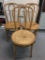 Lot of 3 Bentwood Chairs