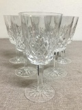 Set of 6 Waterford Crystal Goblets