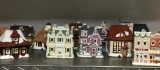Large Collection of Hand Painted Village Houses