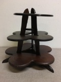 Small Vintage Wood Knick Knack Stand