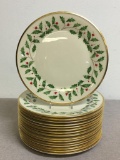Group of Lenox Holiday Dinner Plates