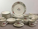Group of Pfaltzgraff Holiday Plates, Bowls, Coffee Cups and More