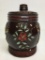 Stoneware Pottery Canister w/Lid