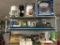Three Shelf Lots Incl Coffee Makers, Hepa Air Cleaner, Flash Lights, Tools and More