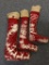 Group of Three Vintage Christmas Stockings