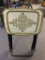 Group of Three Vintage Metal TV Trays w/Stand