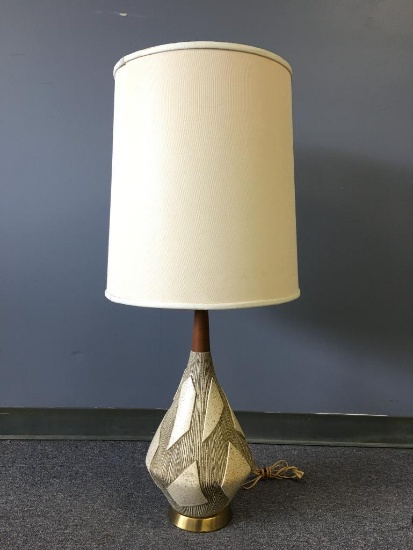 Mid Century Lamp w/Shade