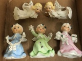 Group of Porcelain Angel Figurines