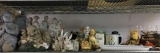 Shelf Lot of Misc Resin and Porcelain Items