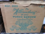 Vintage Williamsburg Punchbowl Set by Hazel Ware
