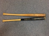 Pair of Wooden Little League Baseball Bats
