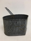 Vintage Gray Graniteware Pot