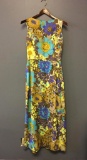 Vintage Ira Curtis Tapestry Dress Size 14