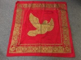 Red Hanging Two Sided Tapestry