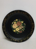 Hand Painted Metal Wall Plate