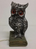 Vintage Ceramic Owl Light