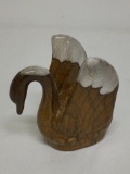 Vintage Signed Anna Van Briggle Pottery Swan