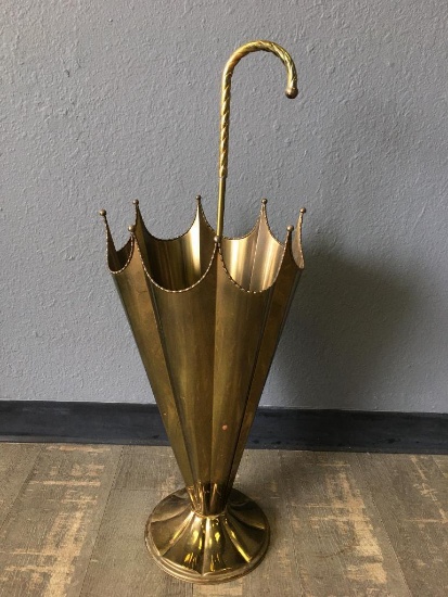 Gold Metal Umbrella Stand