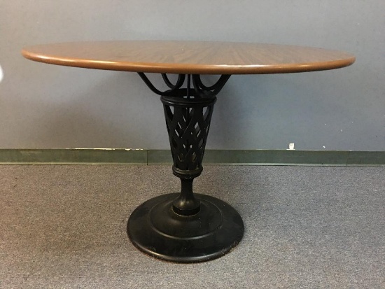 Metal Base with Formica Topped Table