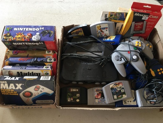 Nintendo 64 Game System w/Controls and Games