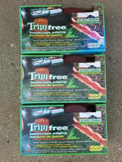 Three Boxes of Trim Free Landscape Edging - New in Box